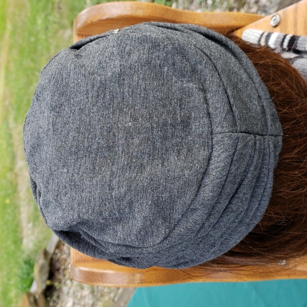 Gray Rhinestone Embellished Cap - Picture 4 of 4
